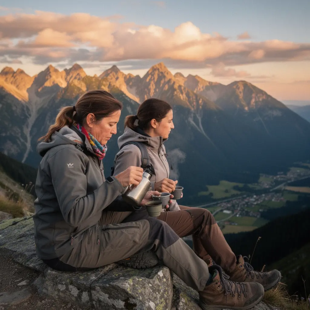 Čajová súprava s dekoratívnymi motívmi a voňavým čajom.